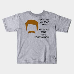 Ron Swanson quotes Kids T-Shirt